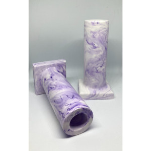 Lila Beton Silindirik Tütsülük Seti – Miya Tasarım